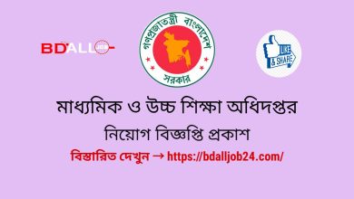 DSHE Job Circular-2022